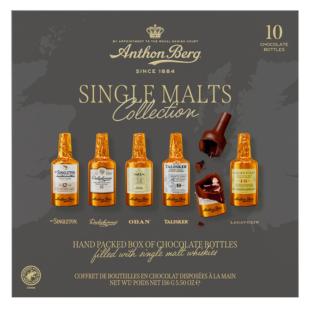 Wholesale Anthon Berg - 10 Pc Chocola Liq Sngl Malt - 5.47Oz- Bulk