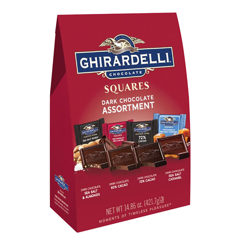 Wholesale Ghirardelli - Sub - Extra Large Dark Assrted - 14.85Oz - Pk6- Bulk