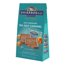 Wholesale Ghirardelli Milk Chocolate Sea Salt Carmel Squares 5.32 Oz Bag- Bulk