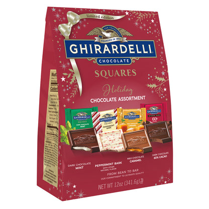 Wholesale Ghirardelli Holiday Squares Assortment 12 Oz Bag- Bulk