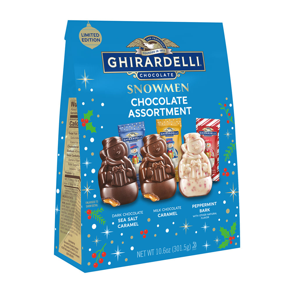 Wholesale Ghirardelli Snowmen Assortment 10.2 Oz Bag- Bulk