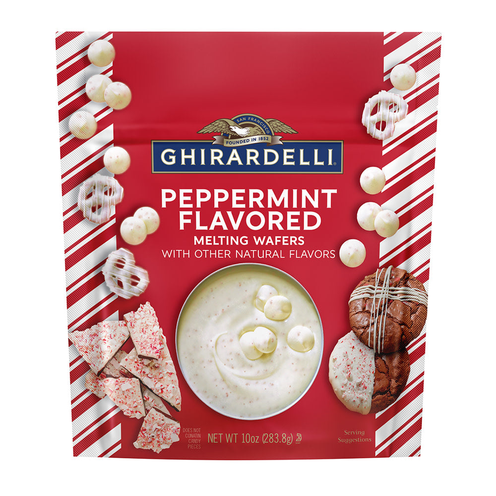 Wholesale Ghirardelli - Peppermint Melting Wafers - 10Oz- Bulk