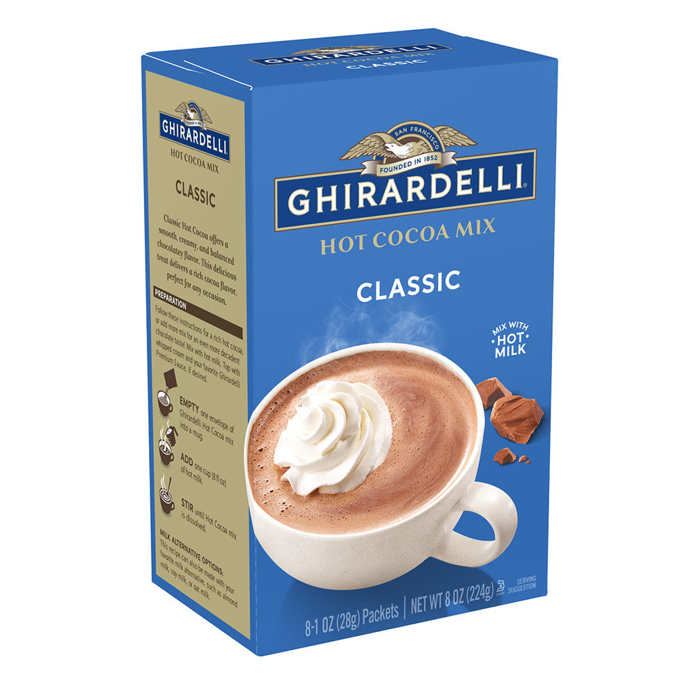 Wholesale Ghirardelli - Hot Cocoa Mix Box - Original - 8Oz- Bulk