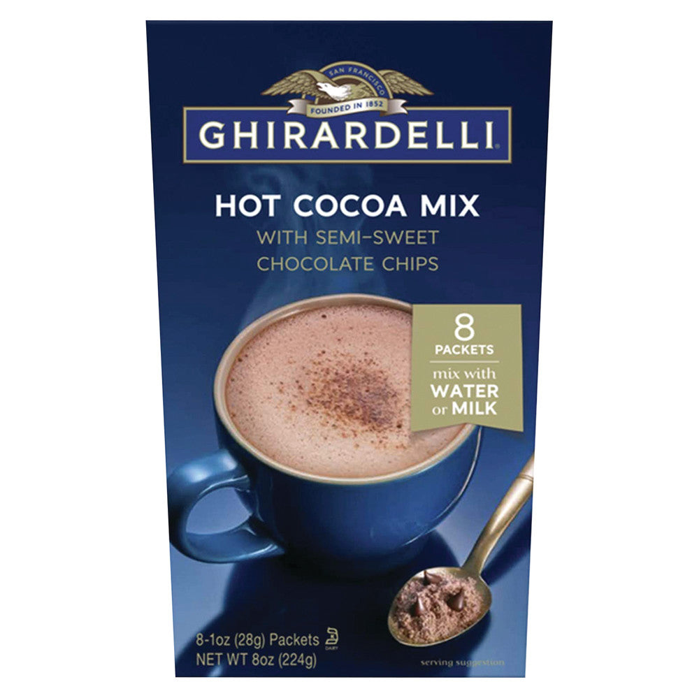 Wholesale Ghirardelli Mix Semi-Sweet Chocolate Hot Cocoa 1 Oz Pouch- Bulk