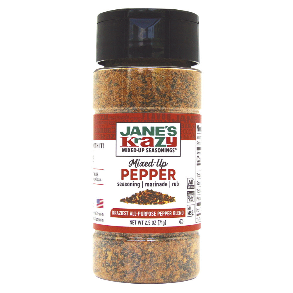 Wholesale Jane'S Krazy Mixed Up Pepper 2.5 Oz Shaker- Bulk