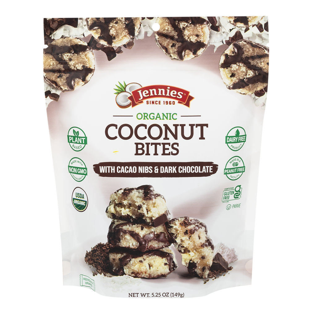 Wholesale Jennie'S - Organic Coconut Bites Cacao - 5.25Oz- Bulk