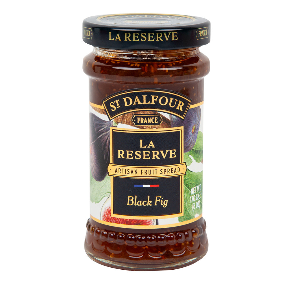 Wholesale St. Dalfour Black Fig La Reserve Fruit Spread 6 Oz Jar- Bulk