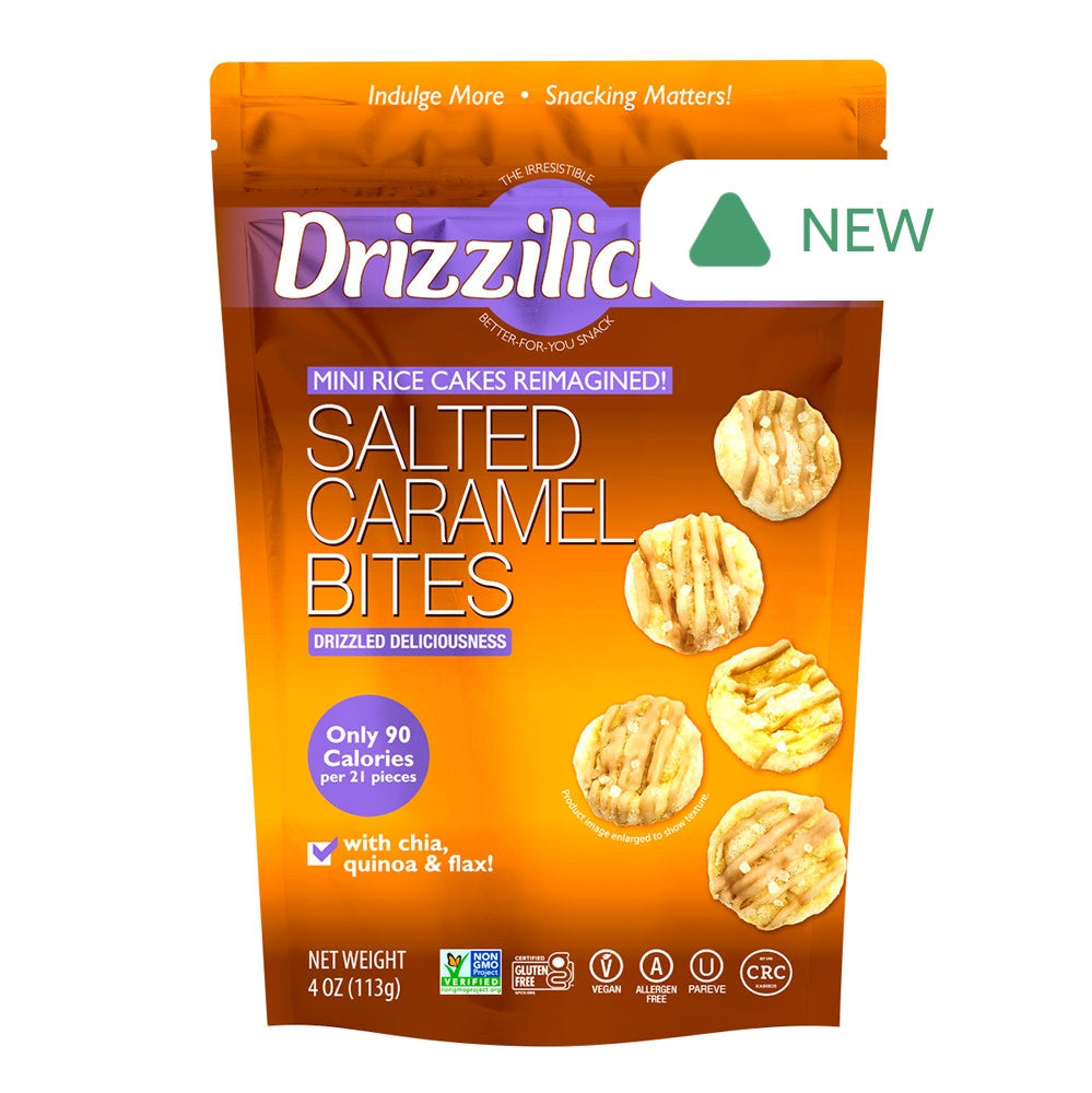 Drizzilicious Salted Caramel Drizzle Bites 4 Oz Bag