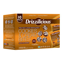 Wholesale Drizzilicious Drizzle Bites Cookies & Cream 10 Count 7.4 Oz Box- Bulk
