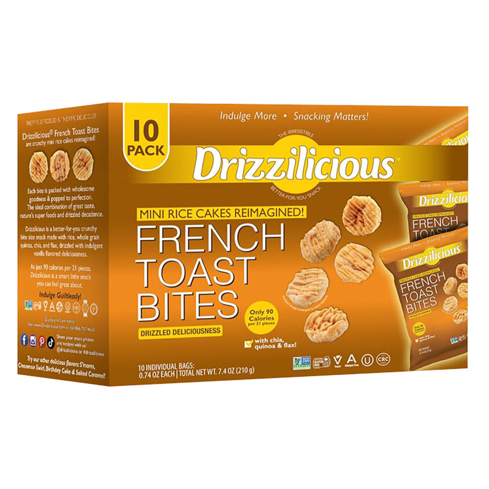 Wholesale Drizzilicious - French Toas Bites(10Ct) - 7.4Oz- Bulk