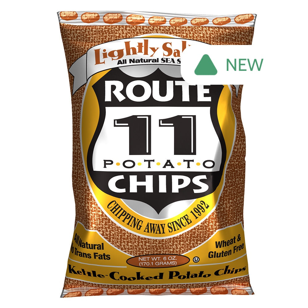 Wholesale Route 11 Lightly Salted Potato Chips 6 Oz Bag- Bulk