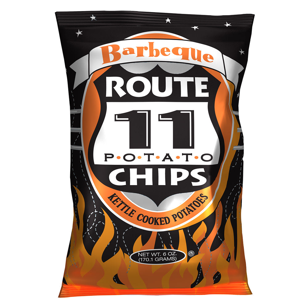 Wholesale Route 11 Barbeque Potato Chips 6 Oz Bag- Bulk