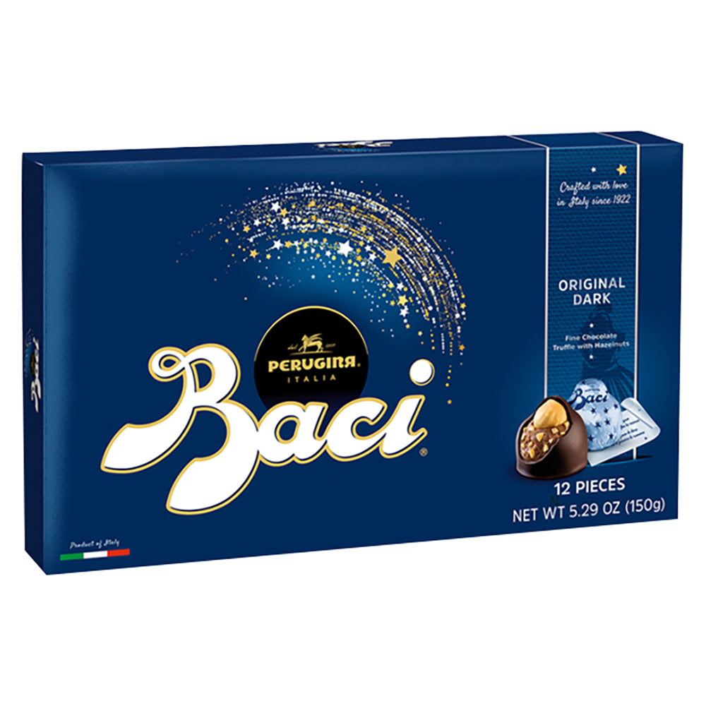 Wholesale Perugina Baci Dark Chocolate With Christmas Sleeve 5.29 Oz 12 Piece Box- Bulk