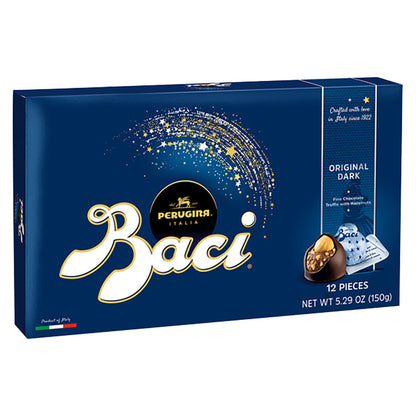 Wholesale Perugina Baci Dark Chocolate With Christmas Sleeve 5.29 Oz 12 Piece Box- Bulk