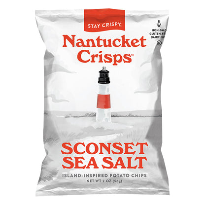 Wholesale Nantucket Crisps Sconset Sea Salt 2 Oz Bag- Bulk