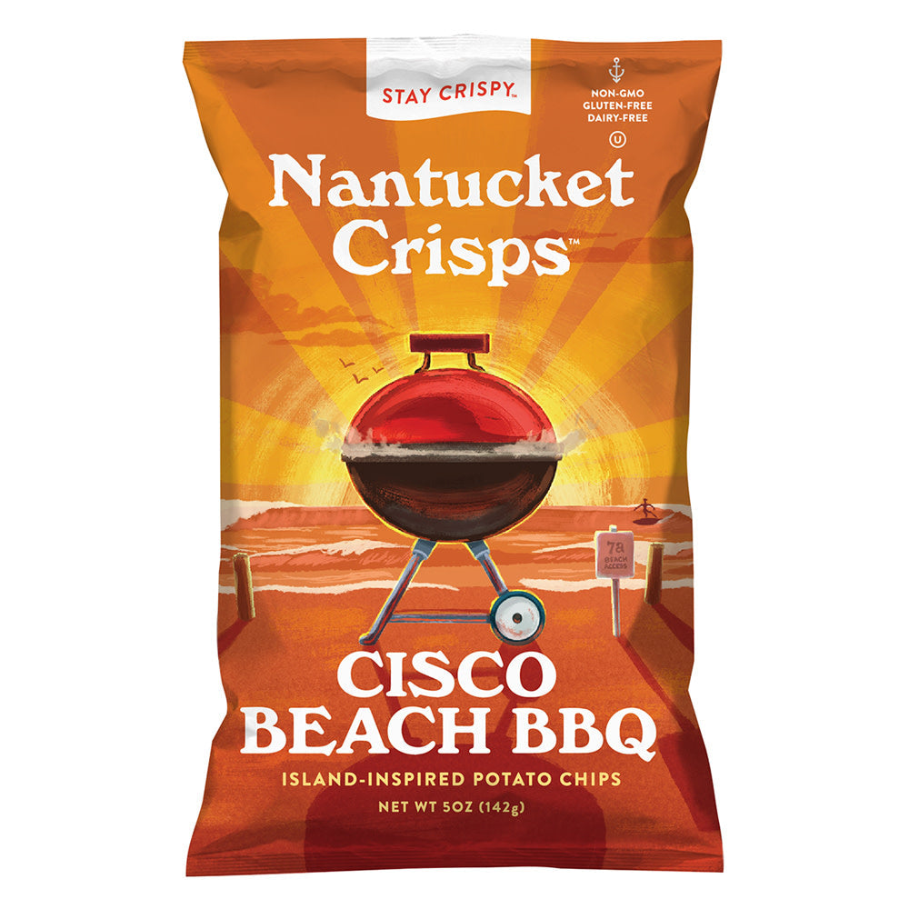 Wholesale Nantucket Crisps Cisco Beach Bbq 5 Oz Bag- Bulk