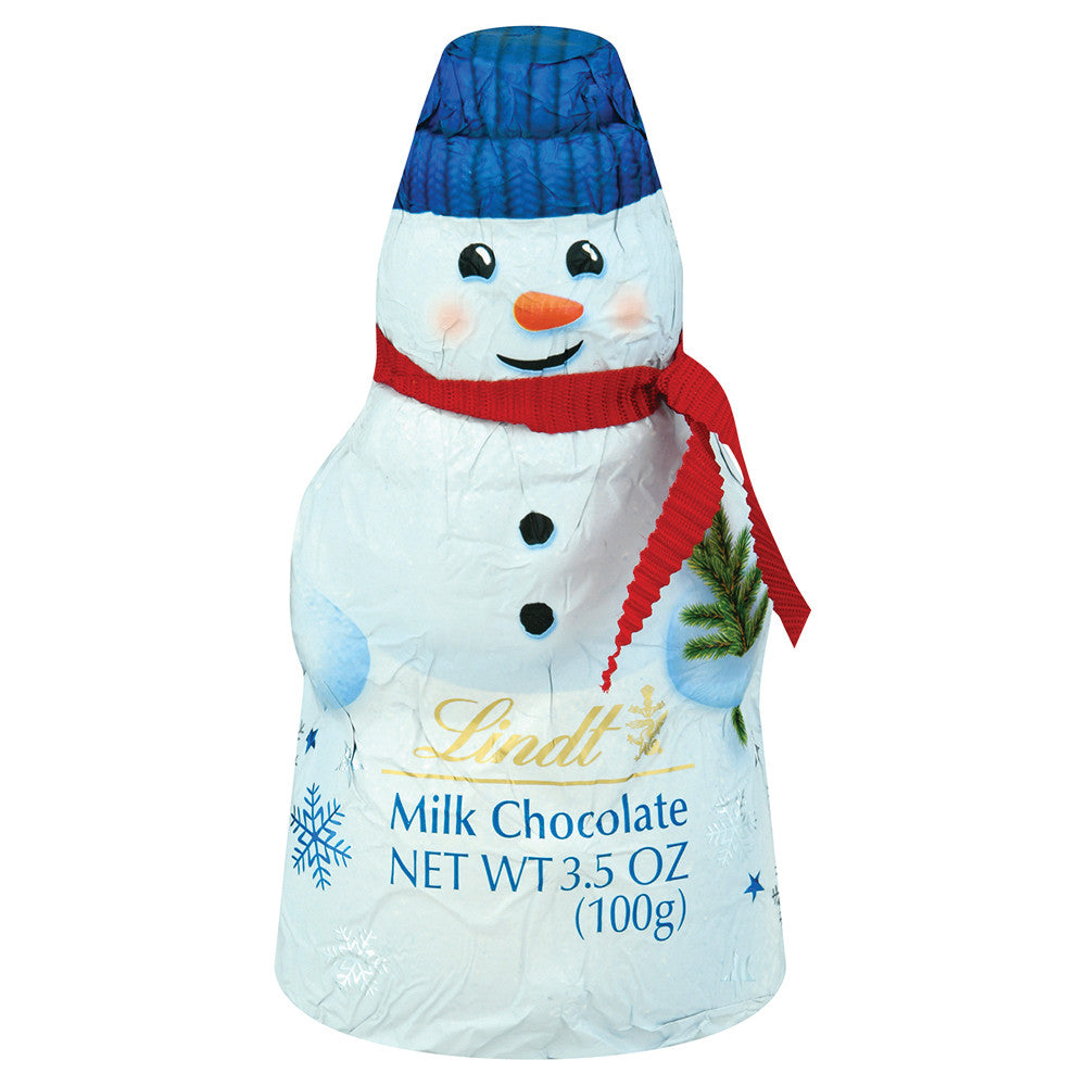 Wholesale Lindt Milk Chocolate Foiled Snowman 3.5 Oz- Bulk