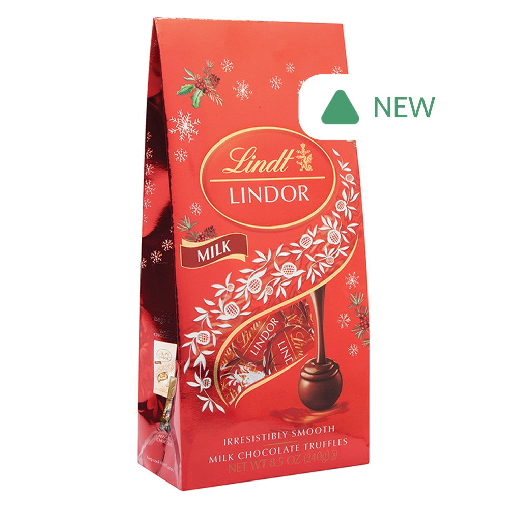 Wholesale Lindt Lindor Holiday Milk Chocolate Truffles 8.5 Oz Bag- Bulk