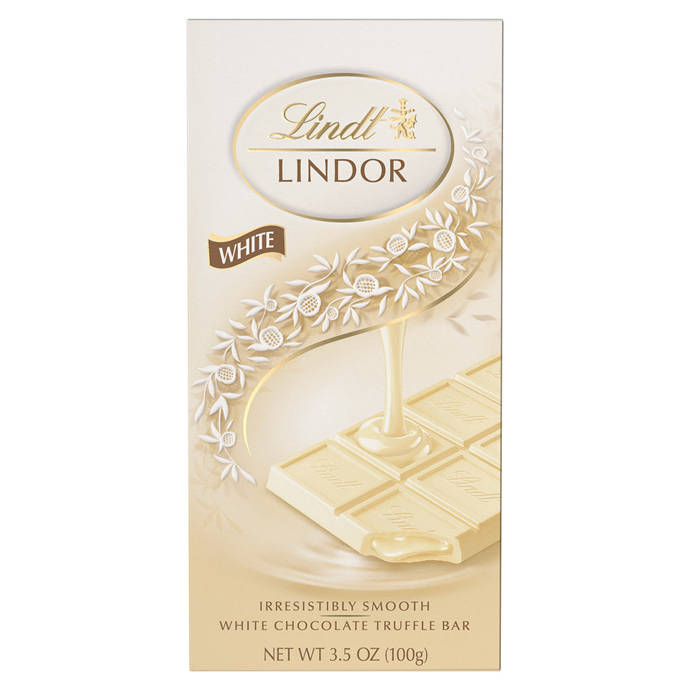 Wholesale Lindt Lindor White Chocolate Filled Truffle Bar 3.5 Oz- Bulk