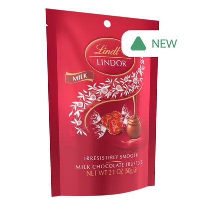 Wholesale Lindt Lindor Milk Chocolate Truffle 2.1 Oz Peg Bag- Bulk