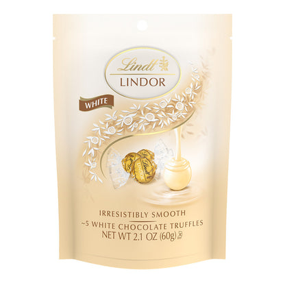 Wholesale Lindt Lindor White Chocolate Truffles 2.1 Oz Peg Bag- Bulk