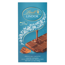 Wholesale Lindt Lindor Salted Caramel Milk Chocolate Filled Truffle Bar 3.5 Oz- Bulk