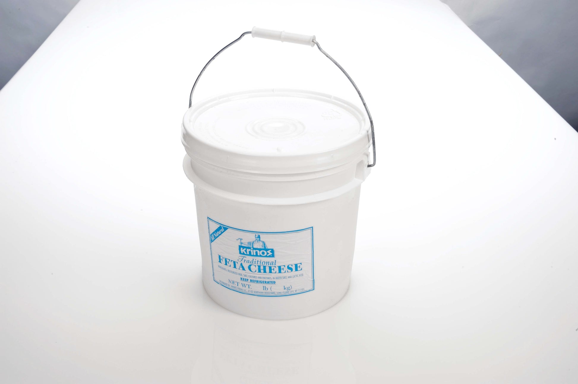 Wholesale Krinos Feta Pail 10#- Bulk