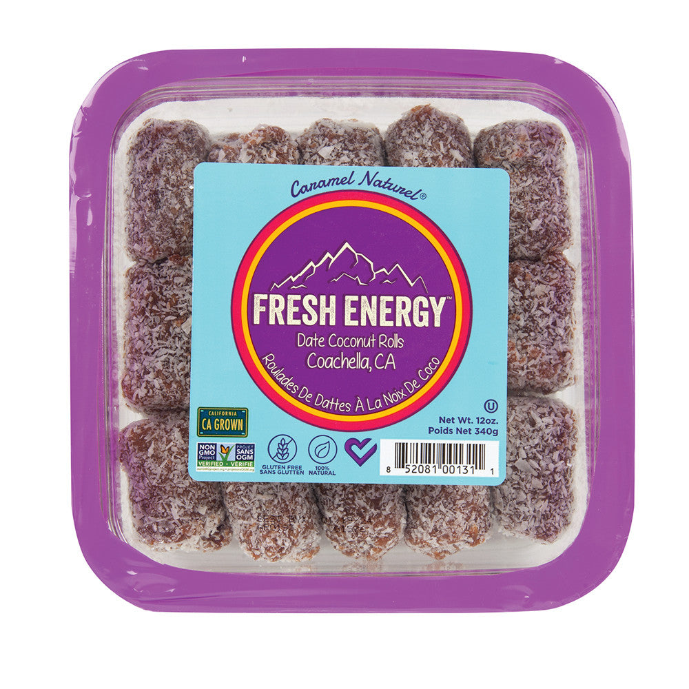 Wholesale Sun Loving Date Coconut Rolls 12 Oz Tub- Bulk