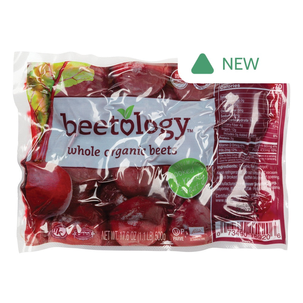 Wholesale Beetology Organic Whole Red Beets 17.6 Oz- Bulk