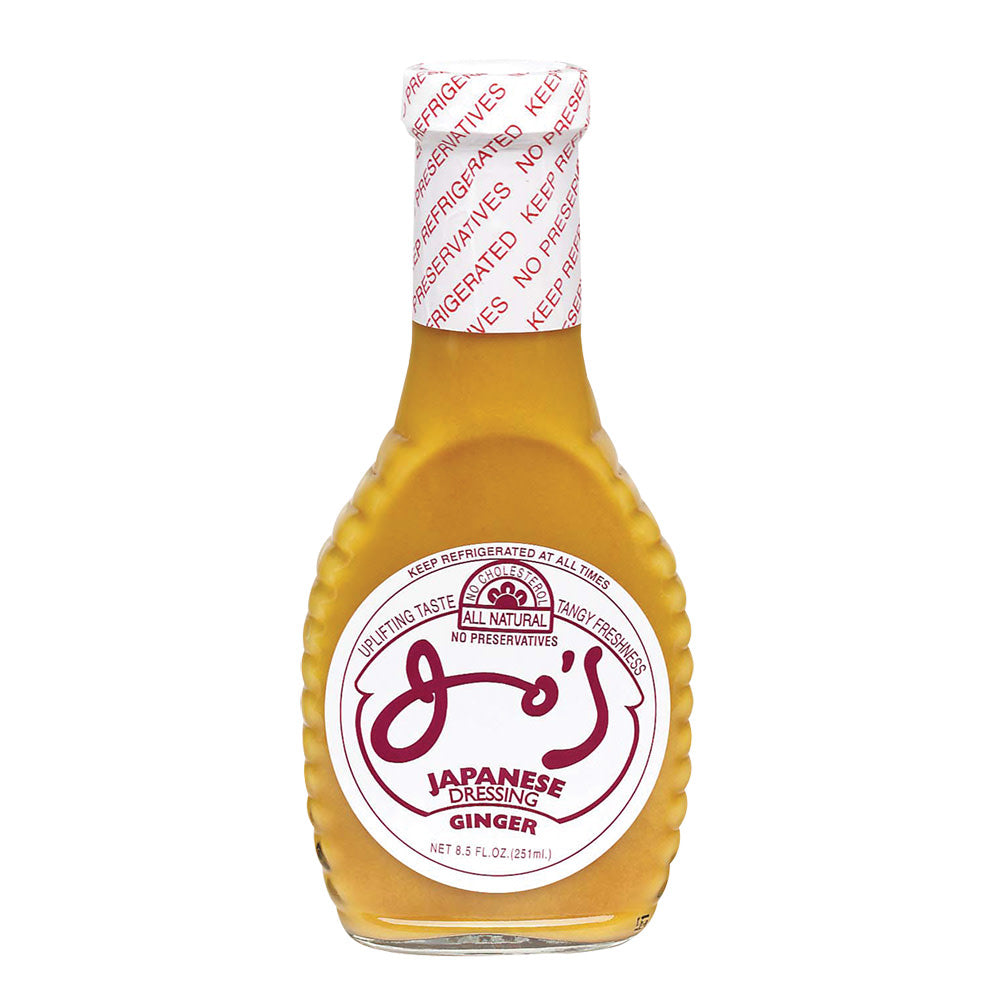 Wholesale Jo'S Ginger Dressing 8.5 Oz Bottle- Bulk