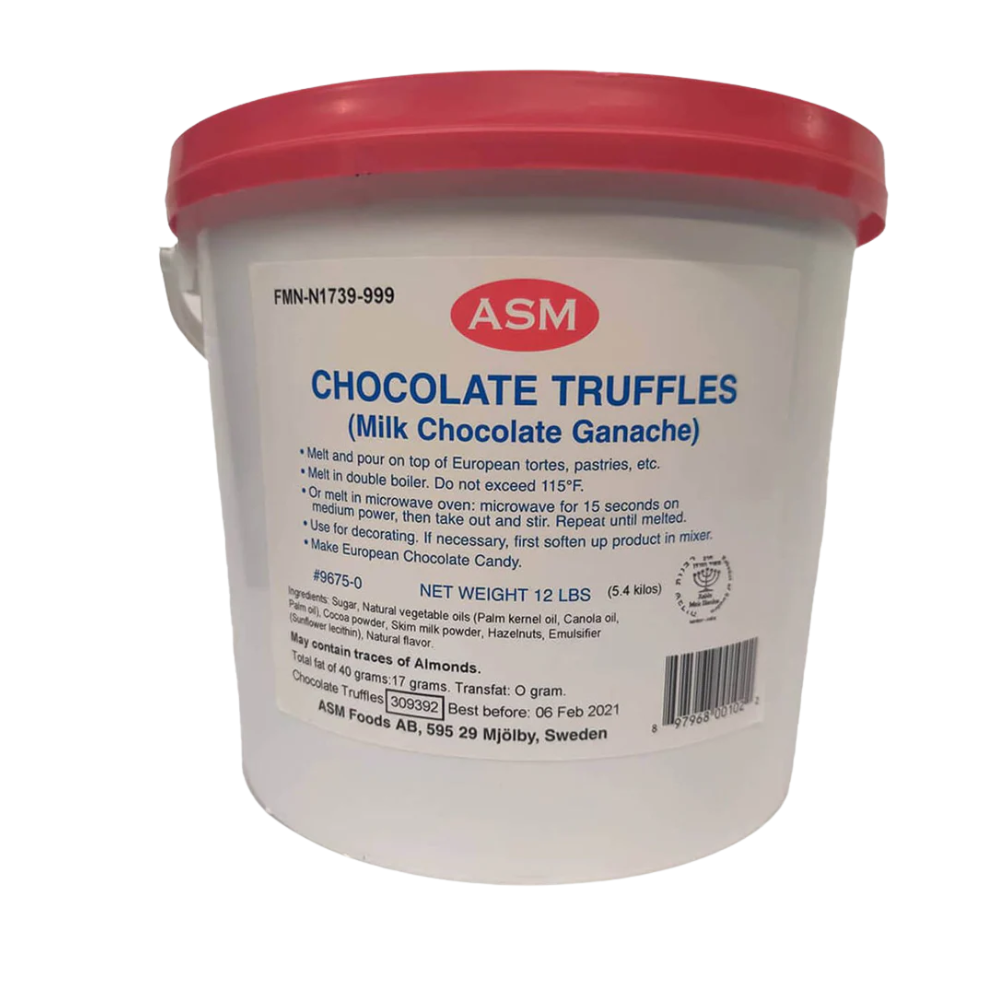 Wholesale Asm Case Milk Chocolate Ganache Truffle- Bulk