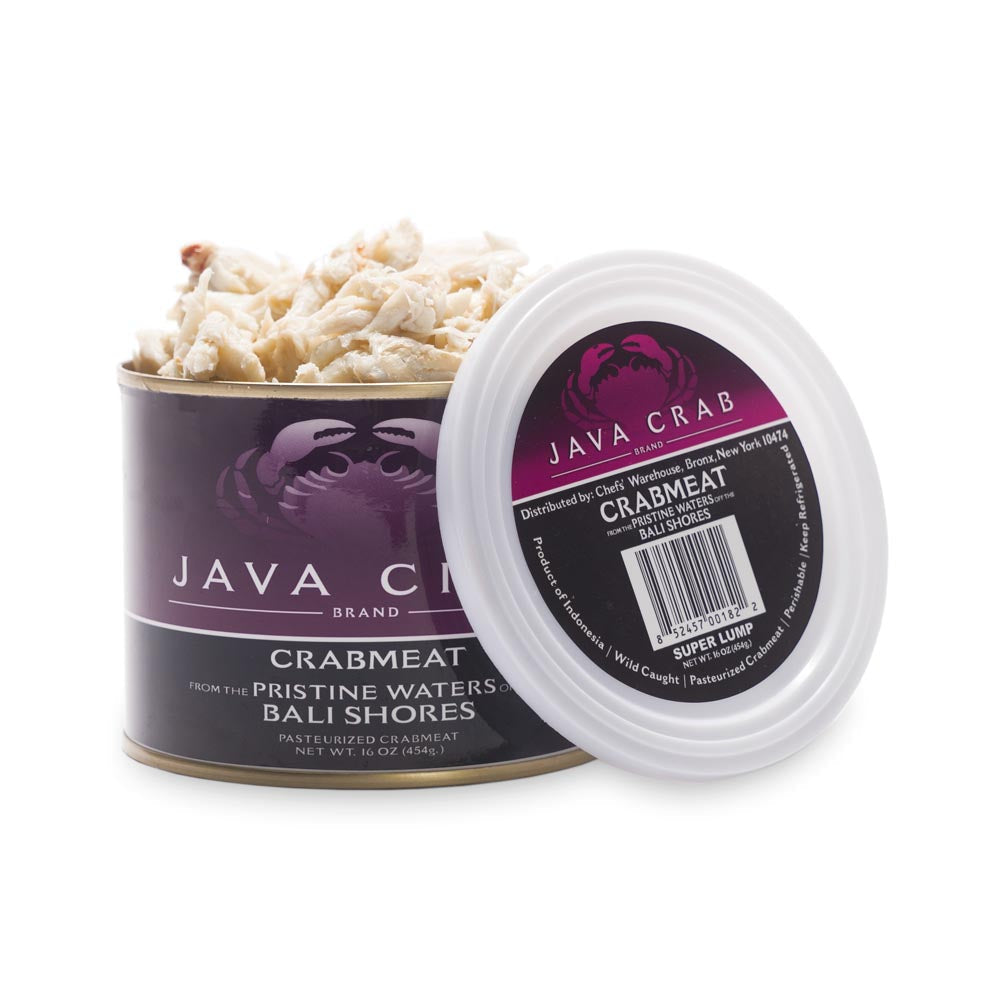 Wholesale Java Crab Crab Meat Super Lump 1lb- Bulk
