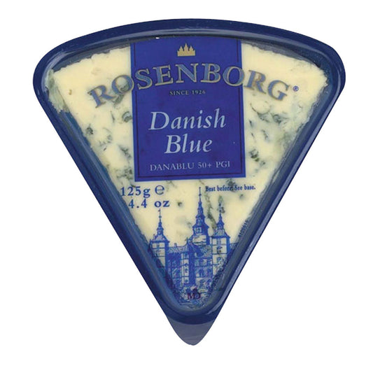 Wholesale Rosenborg Traditional Danish Blue Cheese 4.4 Oz- Bulk