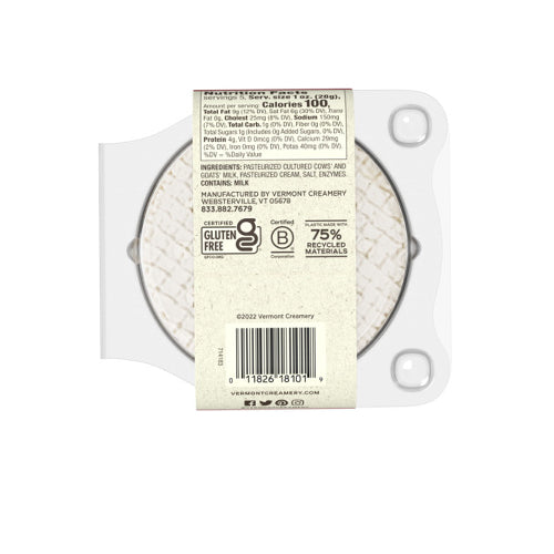 Wholesale Vermont Creamery Vermont Butter Cremont 6/5 Oz 5oz- Bulk
