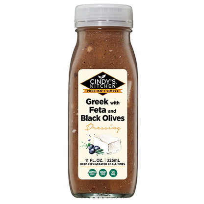 Wholesale Cindy'S Greek With Feta & Black Olives Dressing 11 Oz Bottle- Bulk