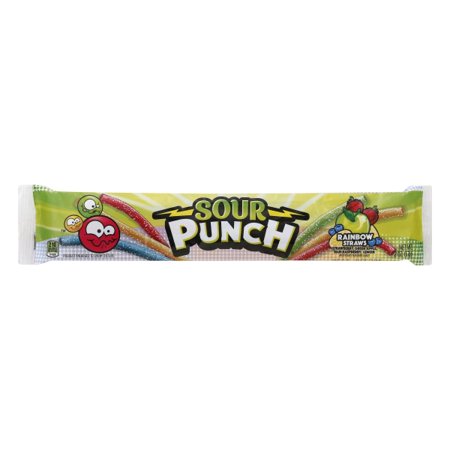 Wholesale Sour Punch Straws Rainbow Tray Caddy 2oz- Bulk