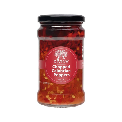 Wholesale Divina Chopped Calabrian Peppers- Bulk