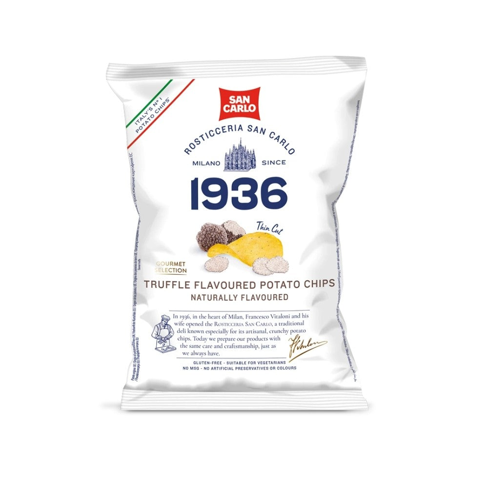 Wholesale San Carlo Case Italian Potato Chips Dusted With Truffle- Bulk