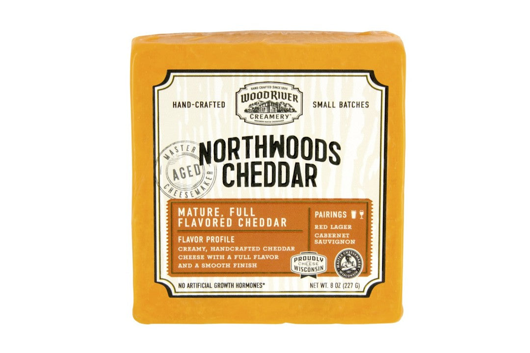 Wholesale Wood River Northwoods Cheddar- Bulk