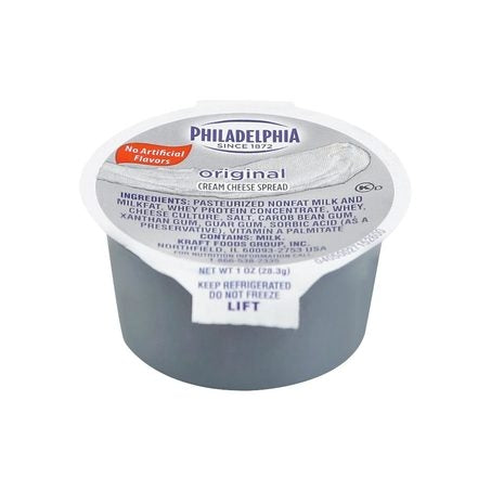 Wholesale Philadelphia Case Cream Cheese 1Oz Cups- Bulk