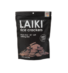 Wholesale Laiki Black Rice Crackers- Bulk