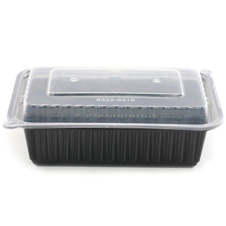 Wholesale BoxNCase Case 7X5 24Oz Black Micro Container- Bulk