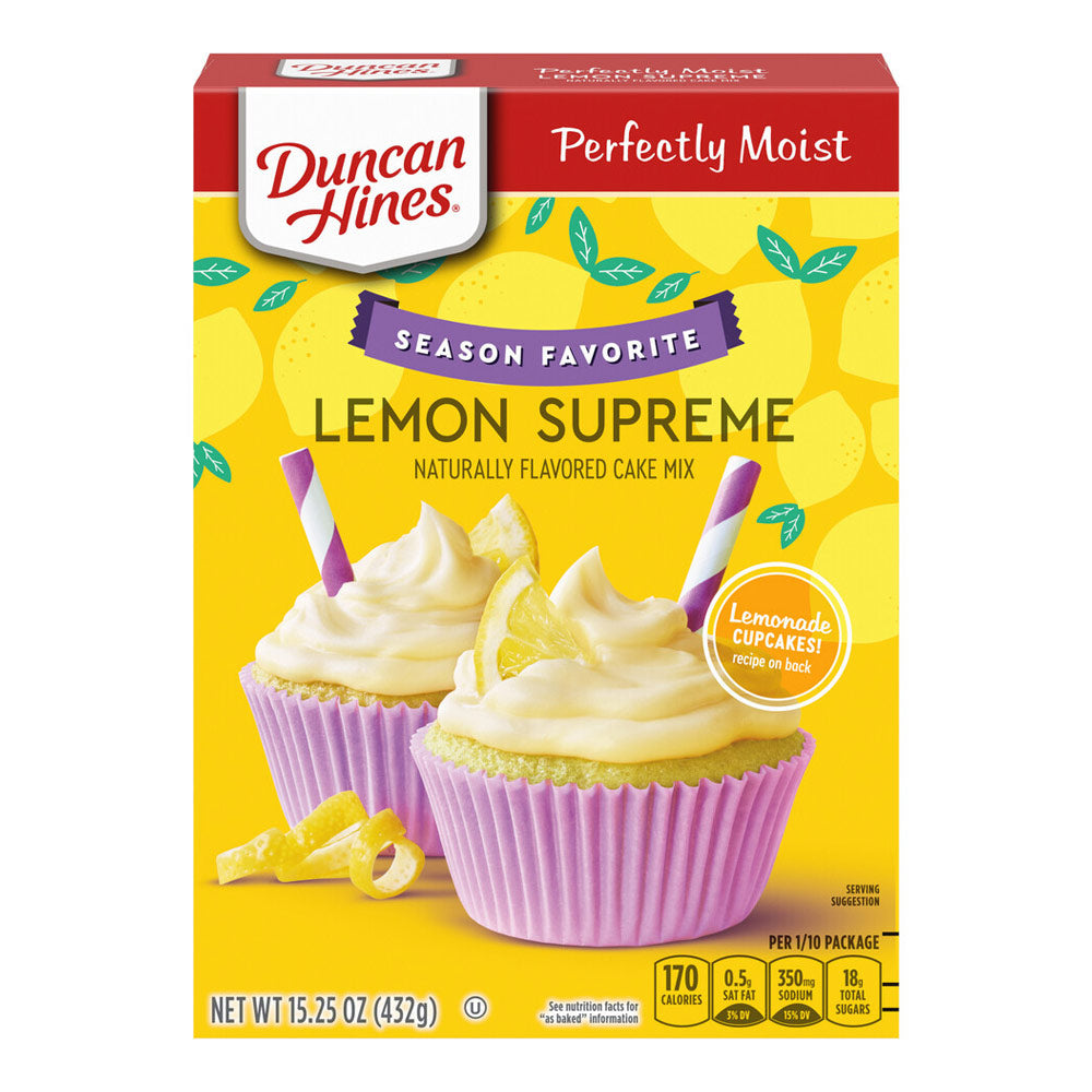 Wholesale Duncan Hines Case Lemon Supreme Cake Mix- Bulk