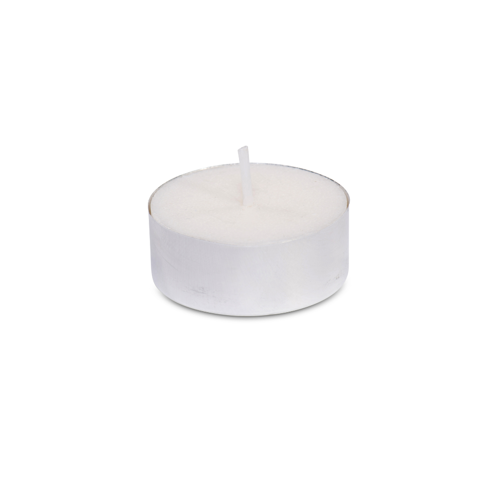 Wholesale Leo Light Case 5 Hour White Tea Light Candle- Bulk