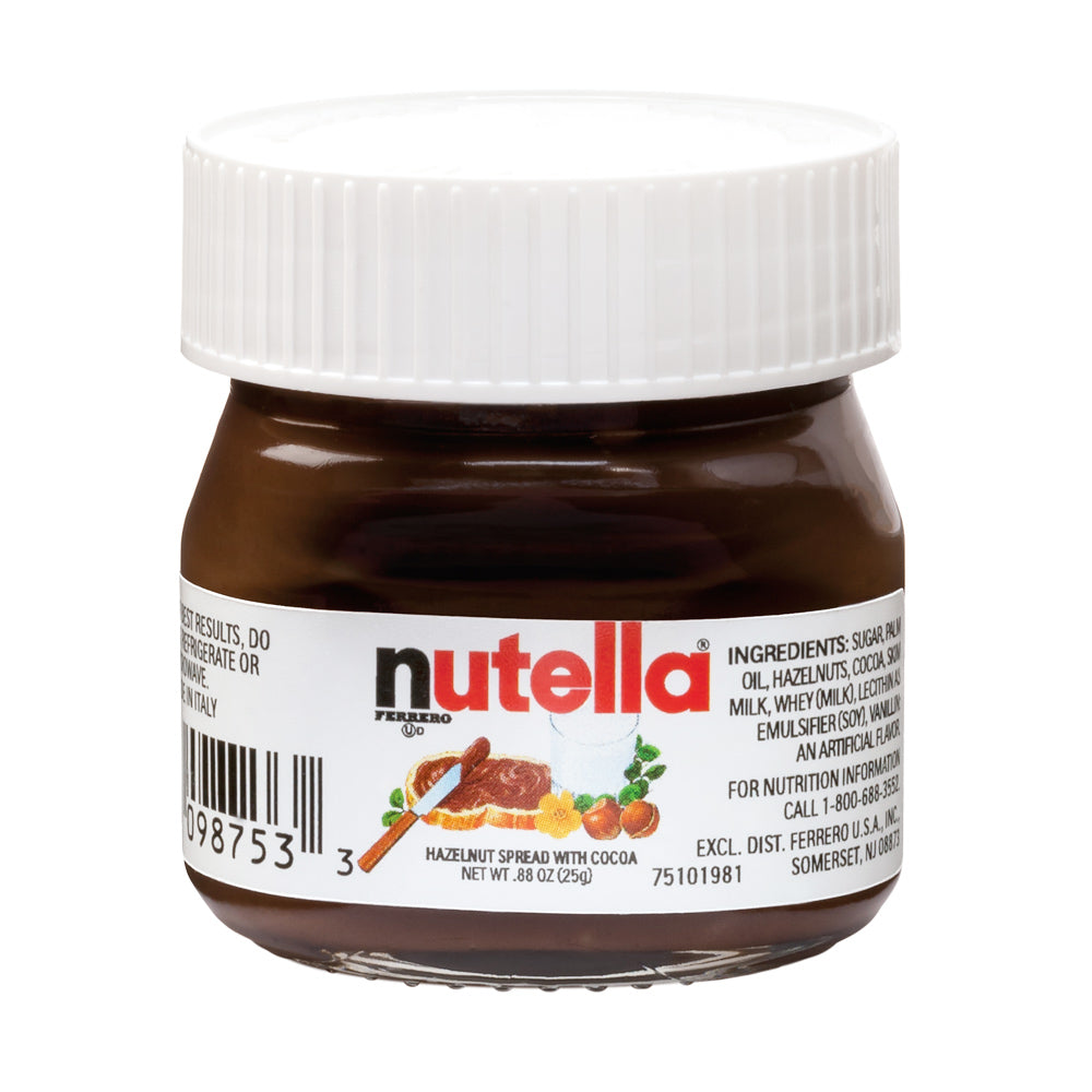 Wholesale Nutella Case Nutella Hazelnut Spread .88Oz- Bulk