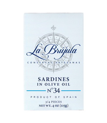 Wholesale La Brujula Sardine 3/4Cut Olive Oil- Bulk