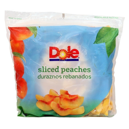 Wholesale Dole Each Iqf Sliced Peaches- Bulk