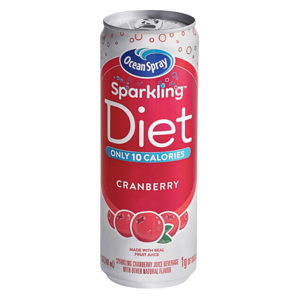 Wholesale Ocean Spray Each Diet Sparkling Cranberry Juice 11.5Oz Can- Bulk