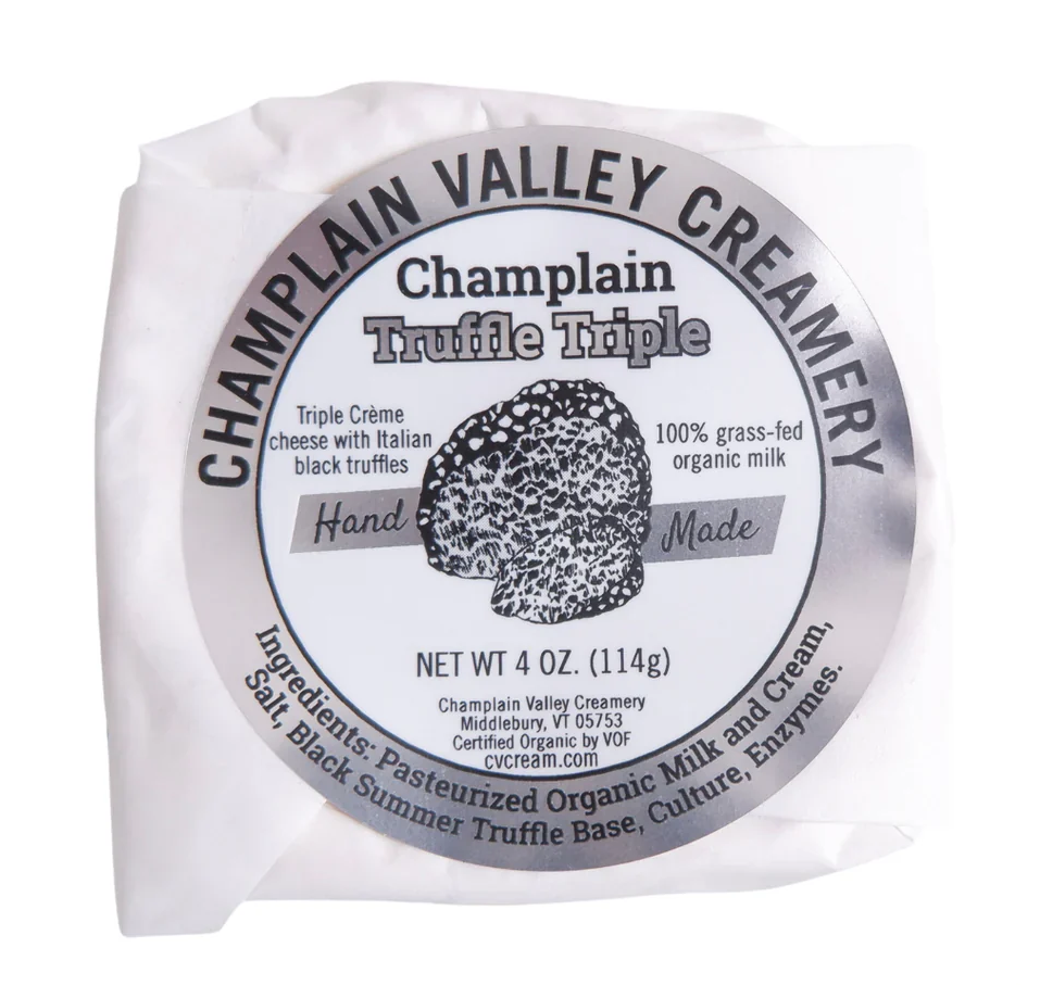 Wholesale Champlain Valley Truff Triple Creme- Bulk
