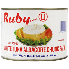 Wholesale Ruby Case White Albacore Tuna Chunk- Bulk